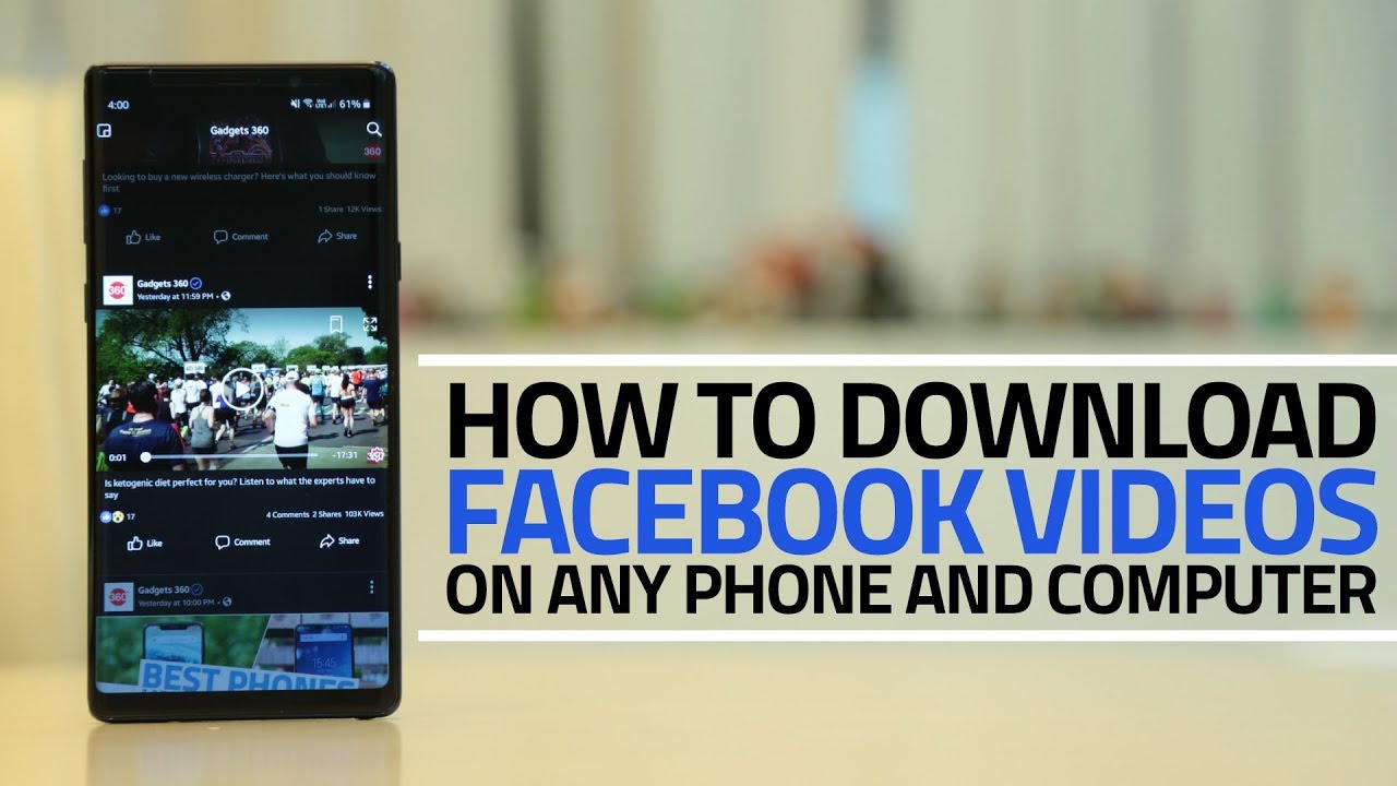How to Download Facebook Videos on Mobile & PC